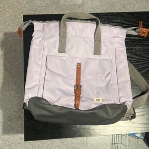 Purple ORI London bag company backpack